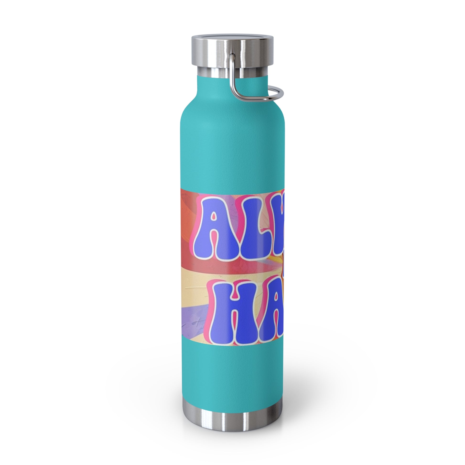 Cheerful Insulated Water Bottle, Always Be Happy, Eco-Friendly Flask, Fitness Hydration, Gift for Her, Travel Mug