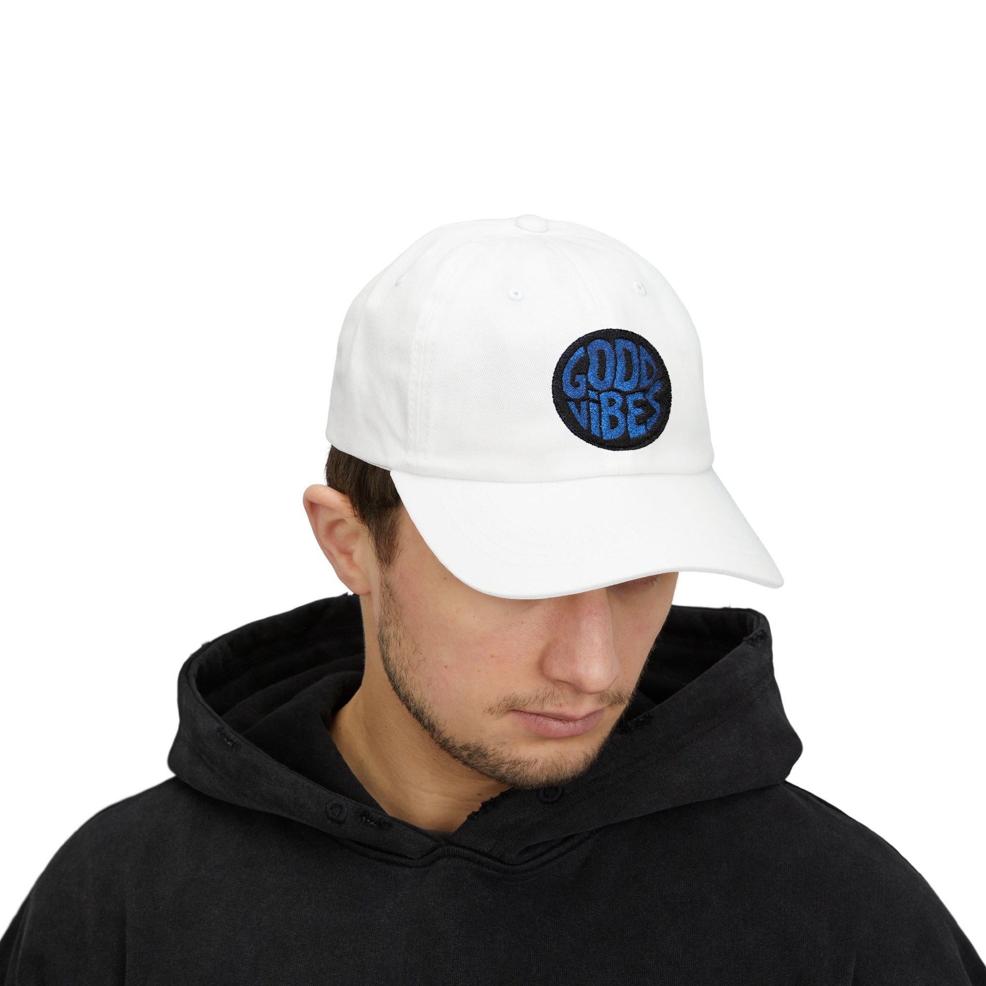 Good Vibes Classic Dad Cap | Casual Style Hat, Gift for Dad, Summer Essential, Outdoor Adventures, Trendy Accessory