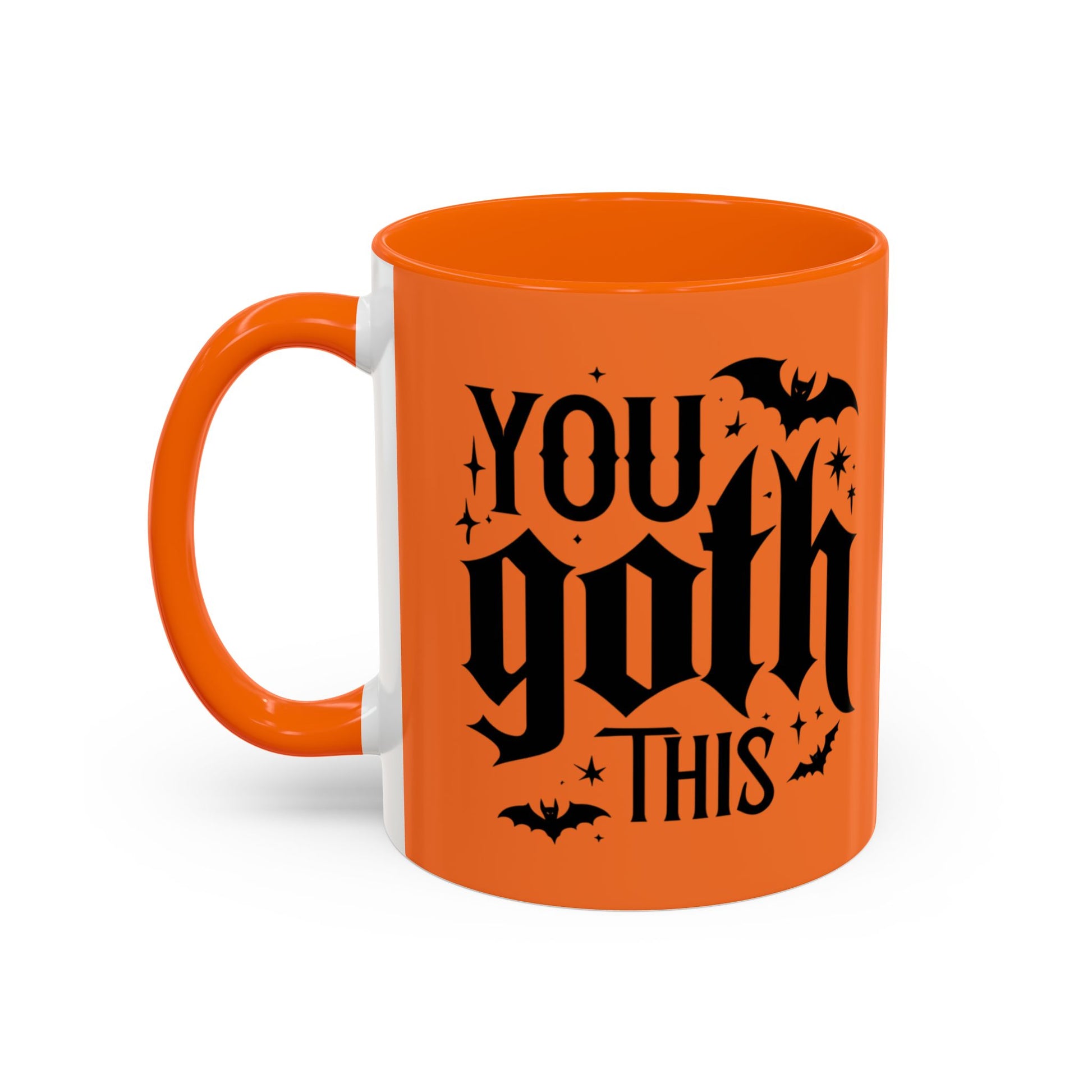 Halloween Themed Accent Coffee Mug | Spooky Drinkware for Autumn Celebrations, Perfect for Gifting, Home Decor, and Cozy Nights
