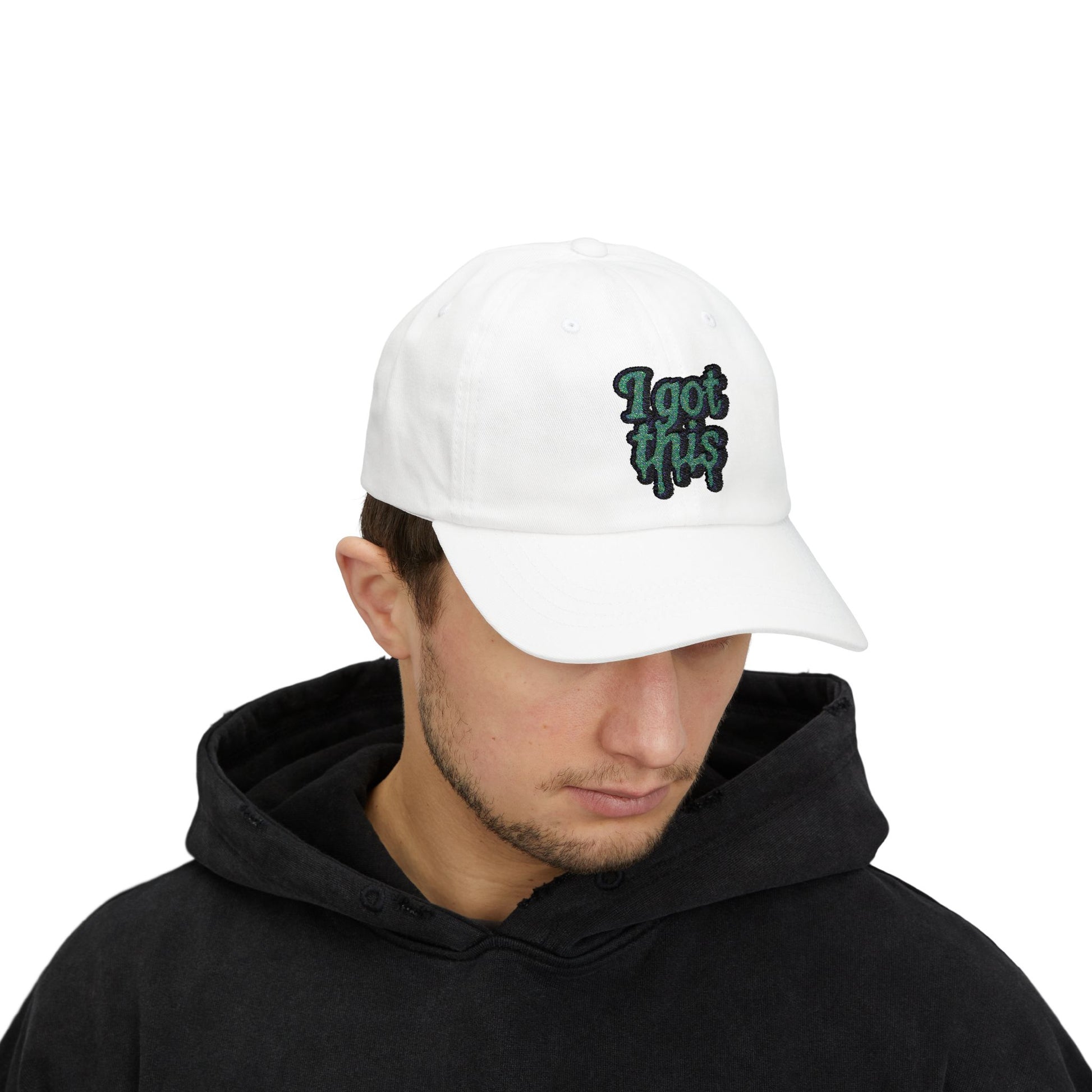 Cool Embroidered Dad Cap | Casual Weekend Hat, Streetwear Accessory, Gift for Him, Father's Day Headwear, Trendy White Cap