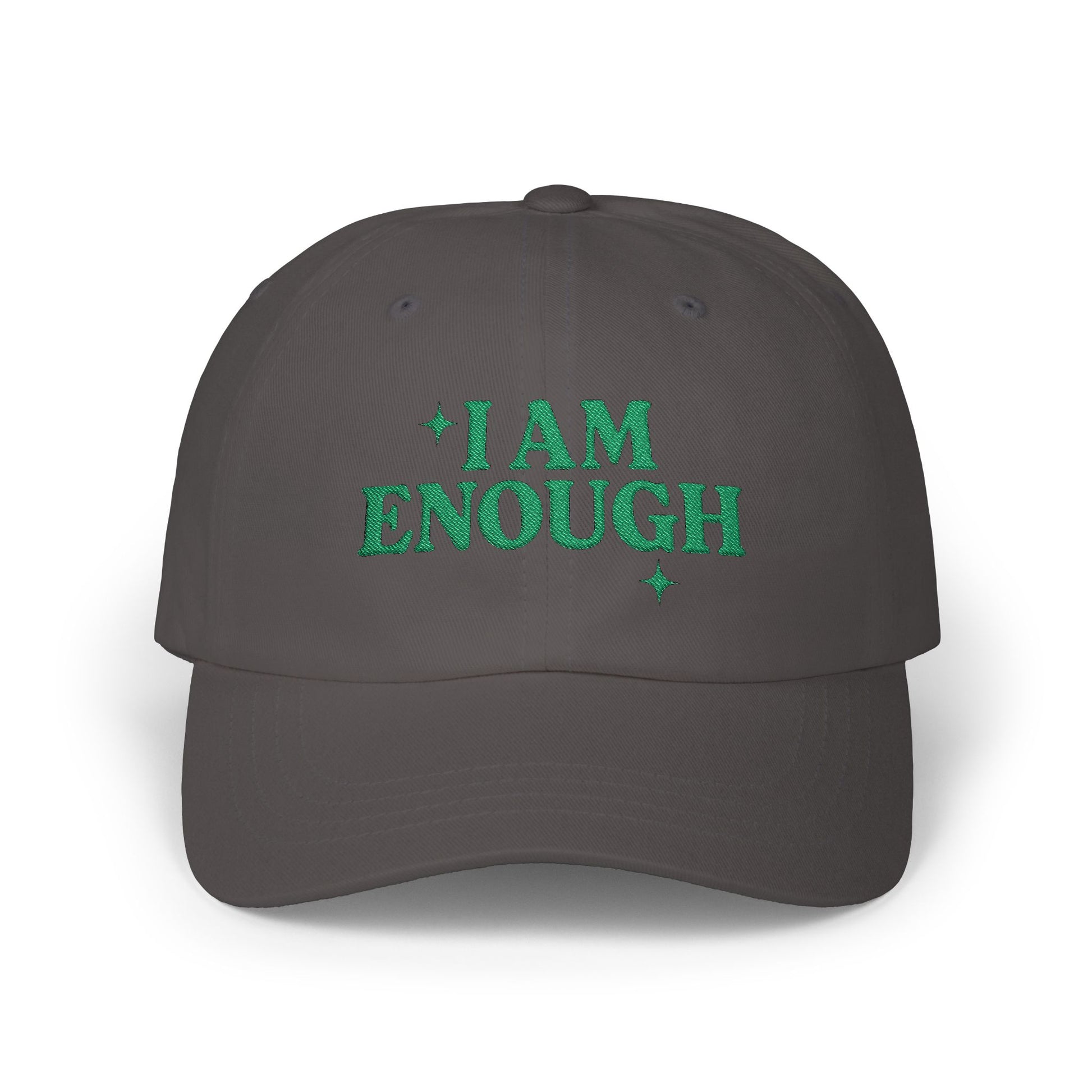 Inspirational Dad Cap - I Am Enough, Motivational Gift, Casual Wear, Father's Day Present, Everyday Cap, Confidence Accessories