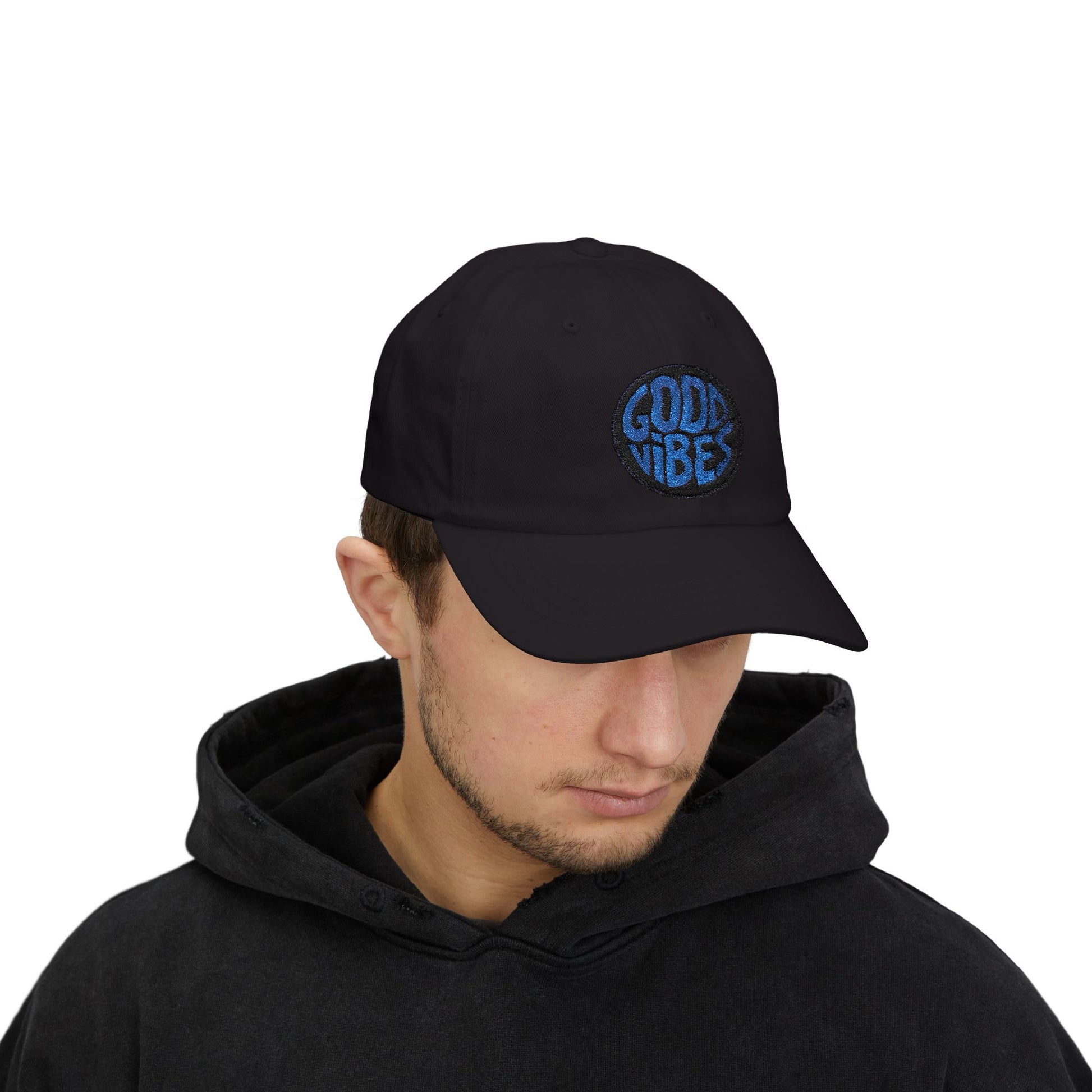 Good Vibes Classic Dad Cap | Casual Style Hat, Gift for Dad, Summer Essential, Outdoor Adventures, Trendy Accessory