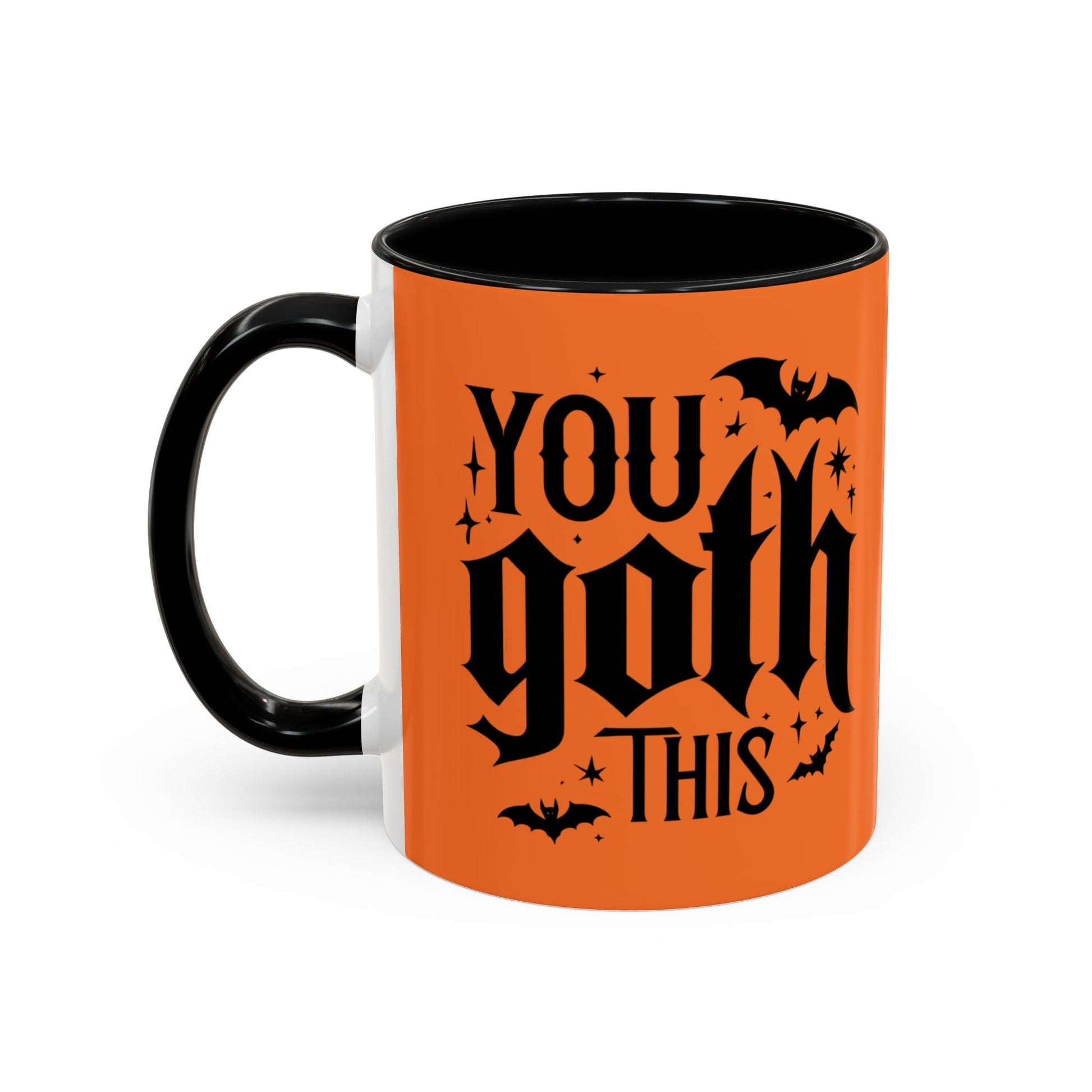 Halloween Themed Accent Coffee Mug | Spooky Drinkware for Autumn Celebrations, Perfect for Gifting, Home Decor, and Cozy Nights