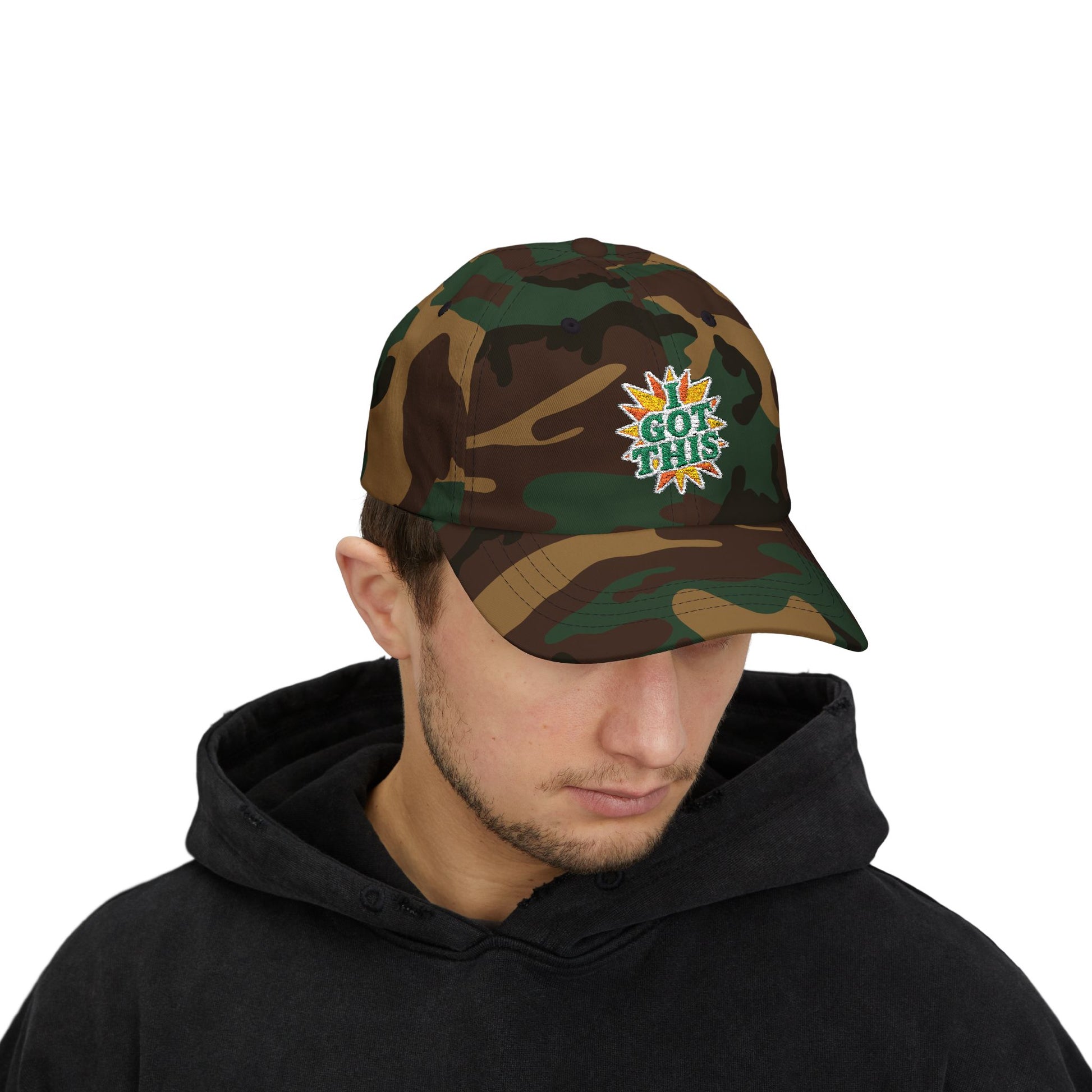 I Got This Classic Dad Cap, Motivational Hat, Gift for Dad, Casual Headwear, Summer Style, Fun Fashion Accessory