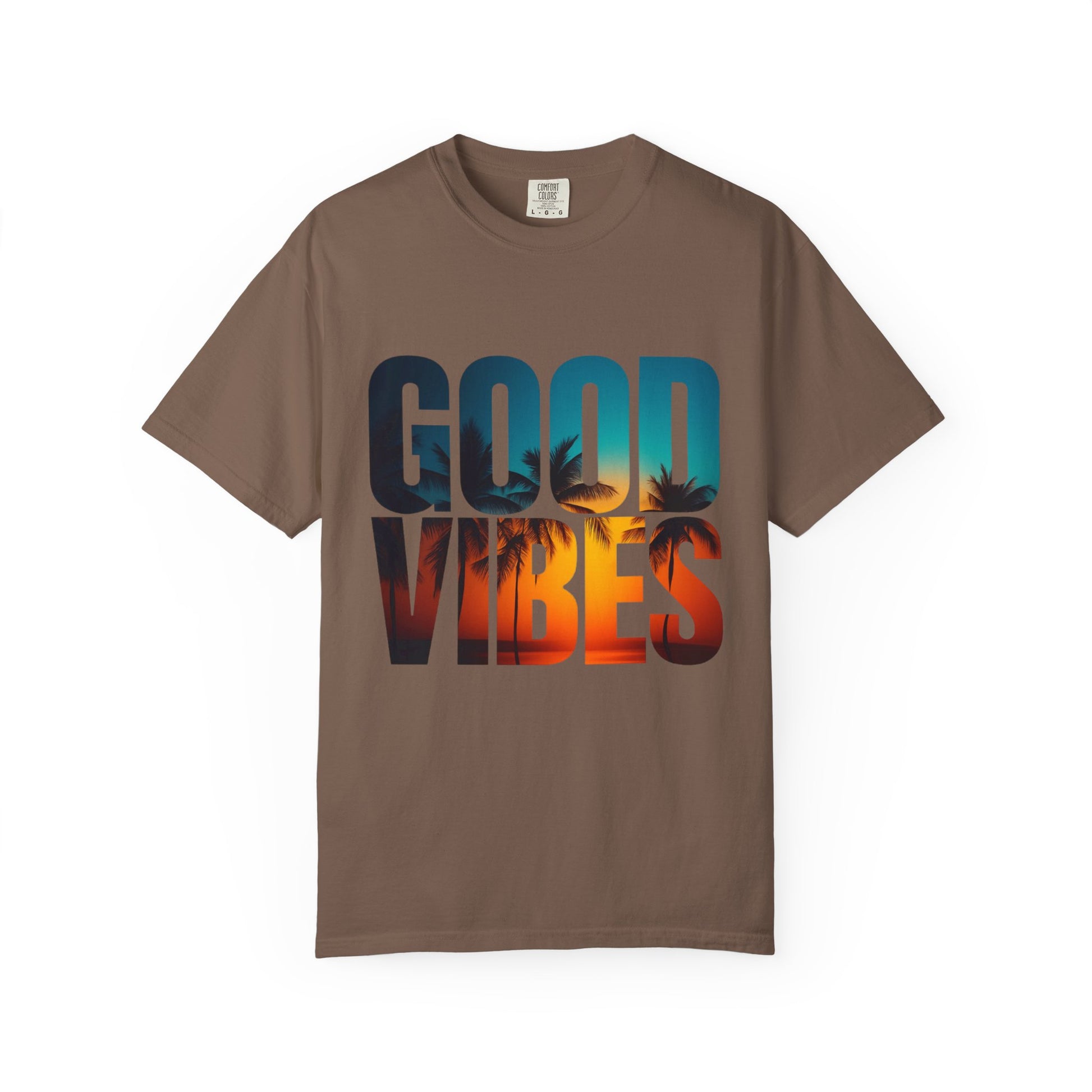 Good Vibes Unisex Garment-Dyed T-Shirt - Comfortable Casual Wear, Summer Vibes Tee, Chill Day Fashion, Gift for Friends, Laid-Back Style