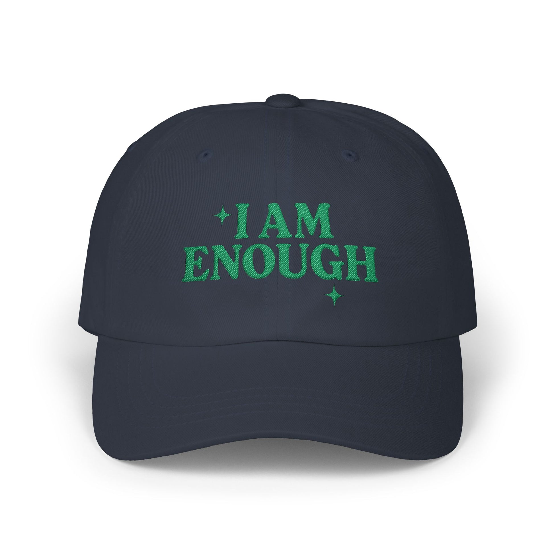 Inspirational Dad Cap - I Am Enough, Motivational Gift, Casual Wear, Father's Day Present, Everyday Cap, Confidence Accessories