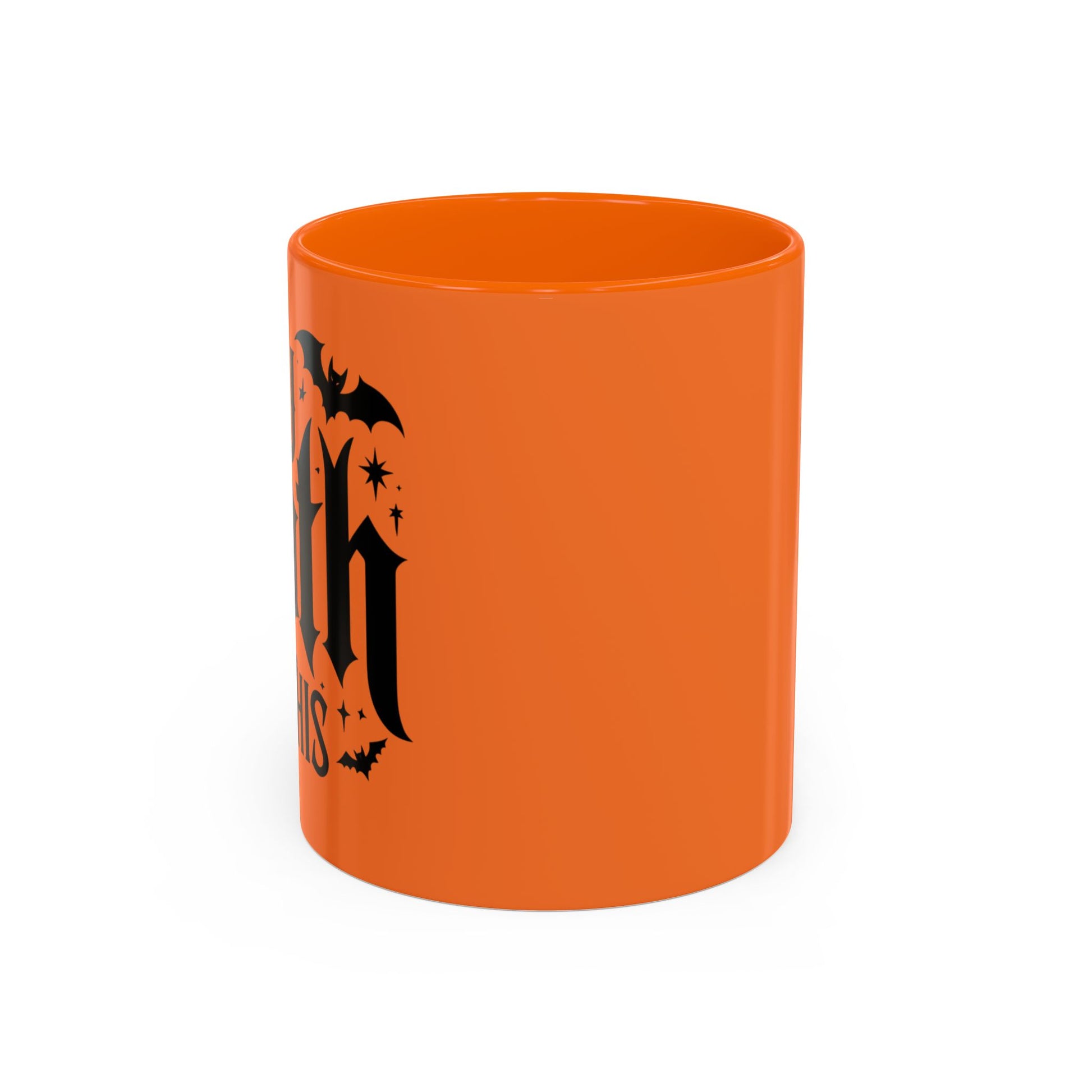 Halloween Themed Accent Coffee Mug | Spooky Drinkware for Autumn Celebrations, Perfect for Gifting, Home Decor, and Cozy Nights