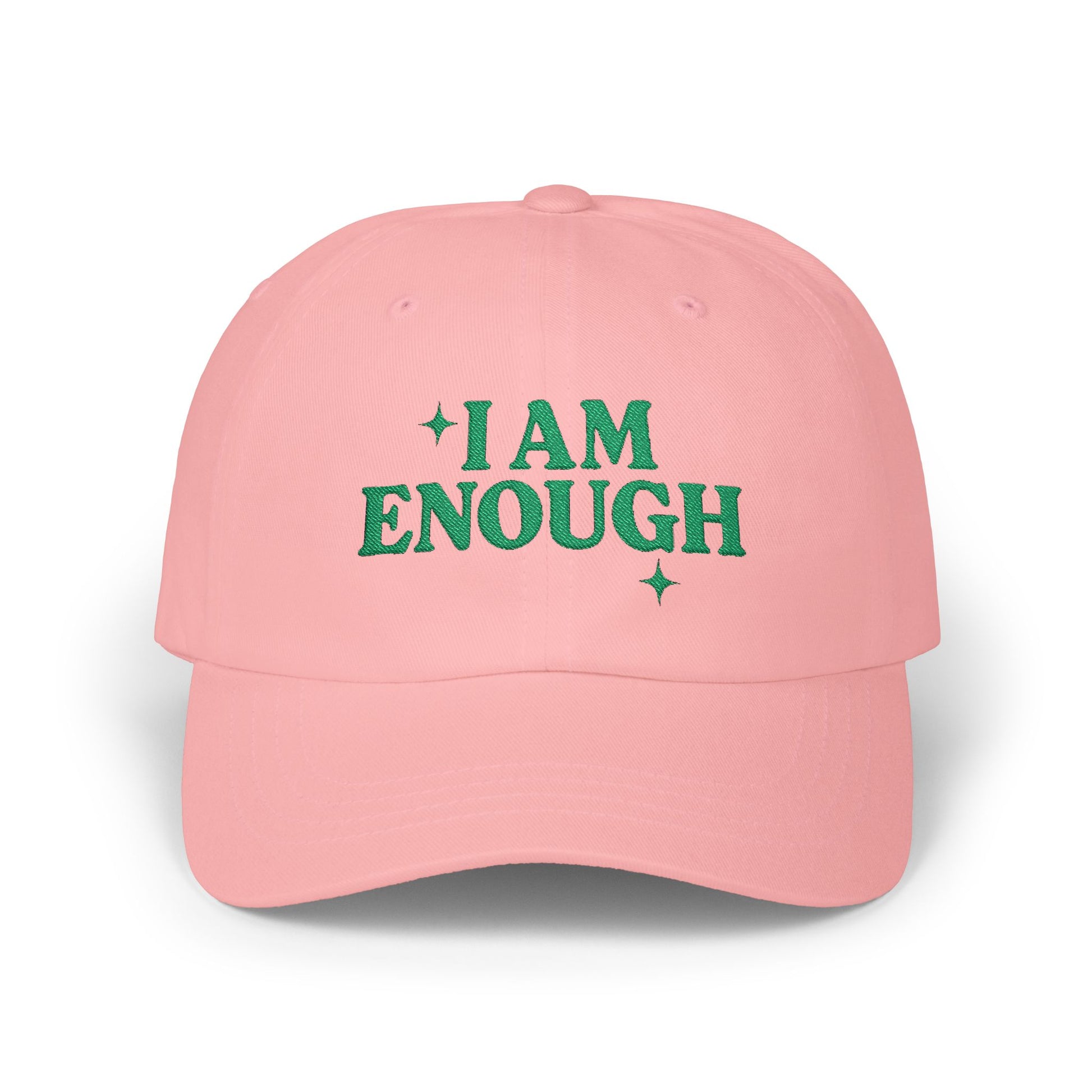 Inspirational Dad Cap - I Am Enough, Motivational Gift, Casual Wear, Father's Day Present, Everyday Cap, Confidence Accessories