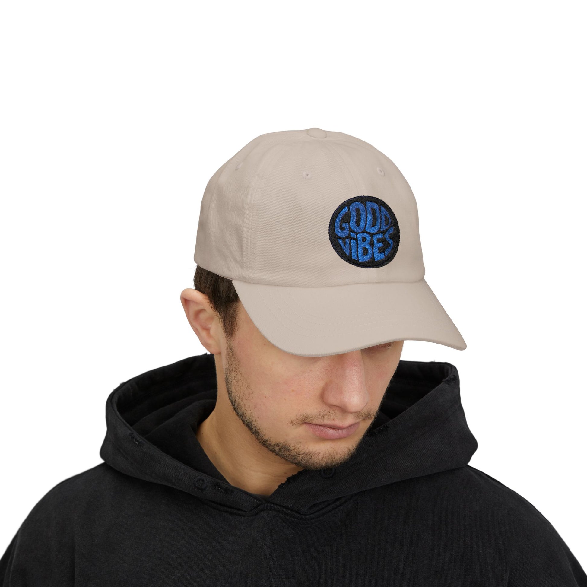 Good Vibes Classic Dad Cap | Casual Style Hat, Gift for Dad, Summer Essential, Outdoor Adventures, Trendy Accessory