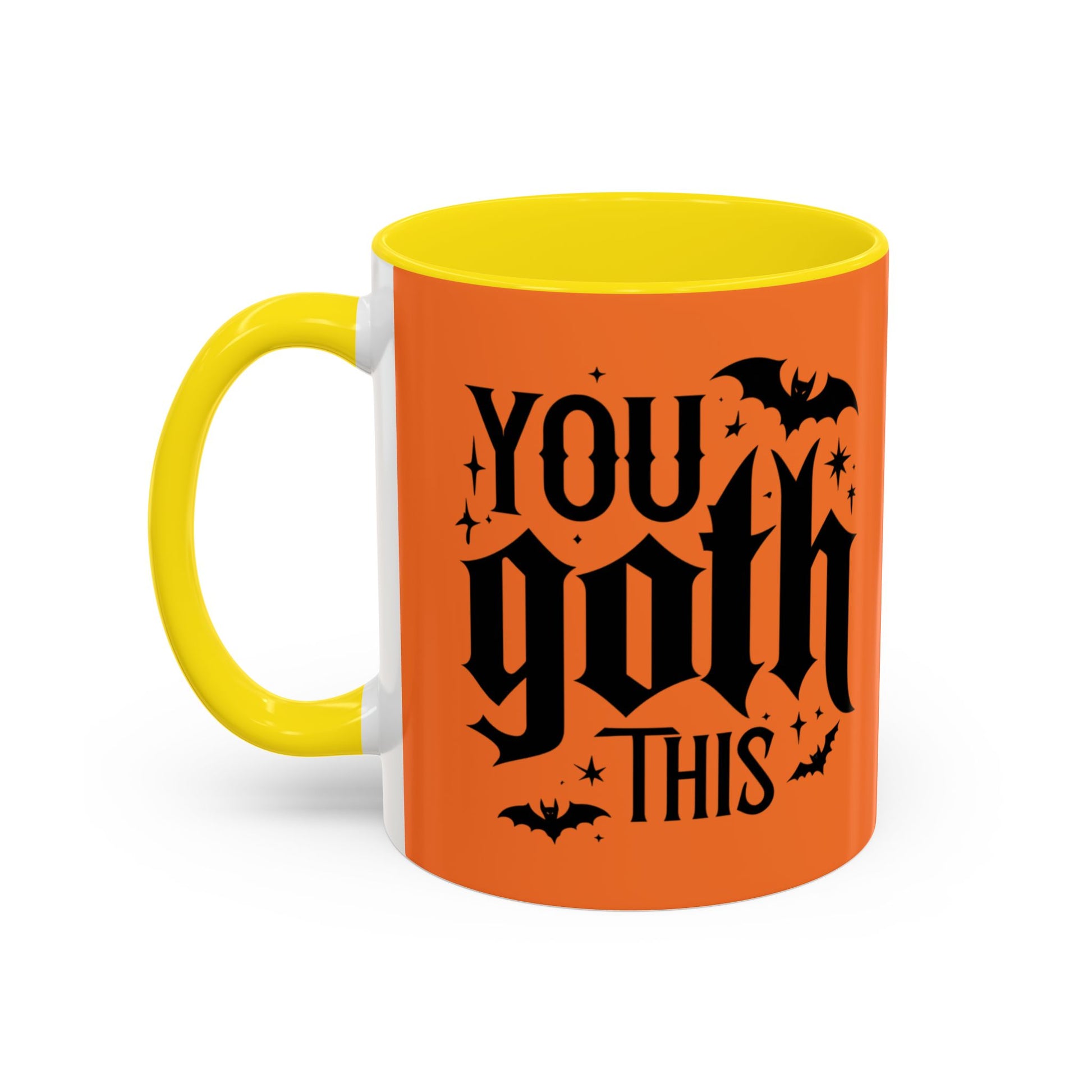 Halloween Themed Accent Coffee Mug | Spooky Drinkware for Autumn Celebrations, Perfect for Gifting, Home Decor, and Cozy Nights