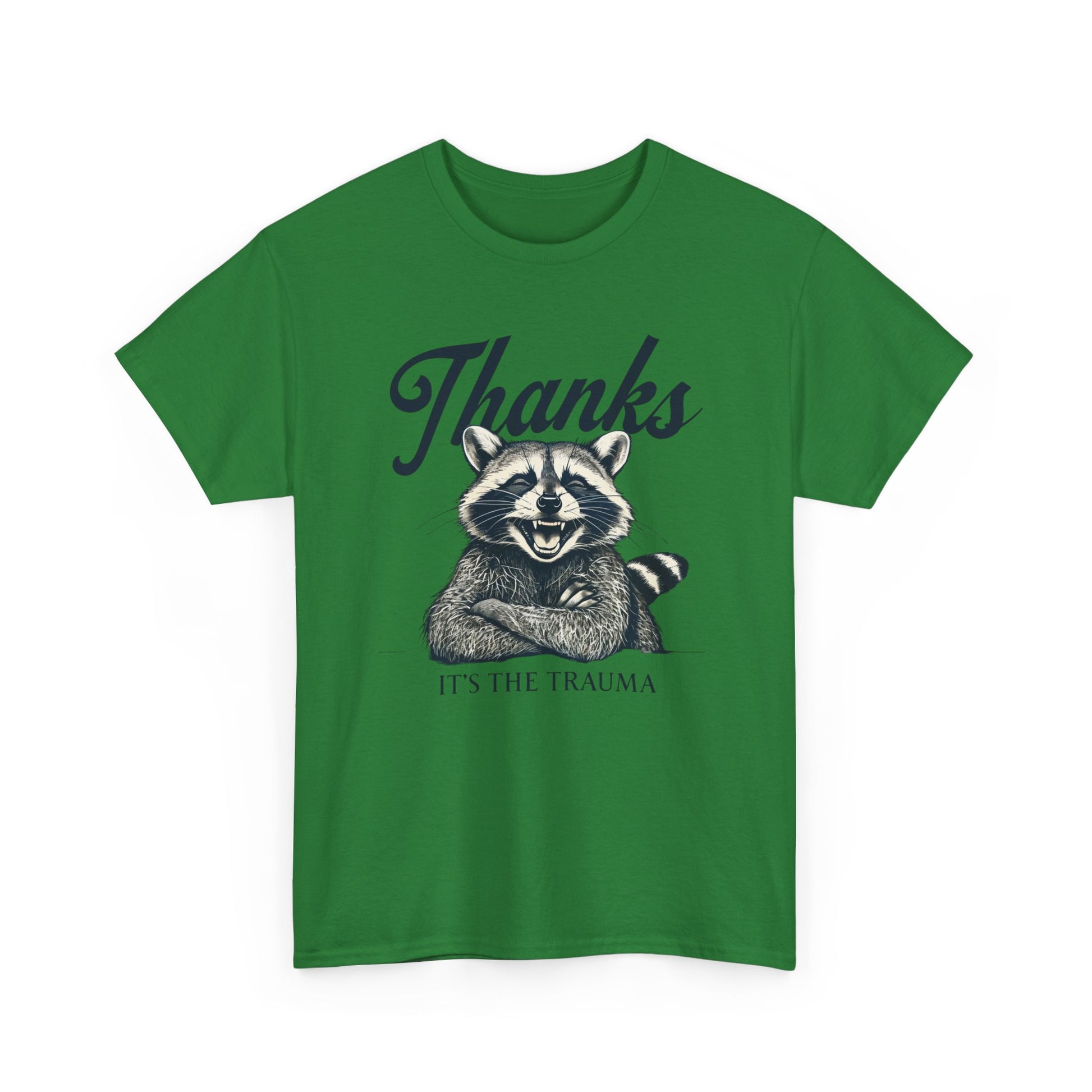 Vintage Thanks Racoon T-Shirt, Funny Tee for Animal Lovers, Gift for Raccoon Fans, Casual Wear, Unique Graphic Tee