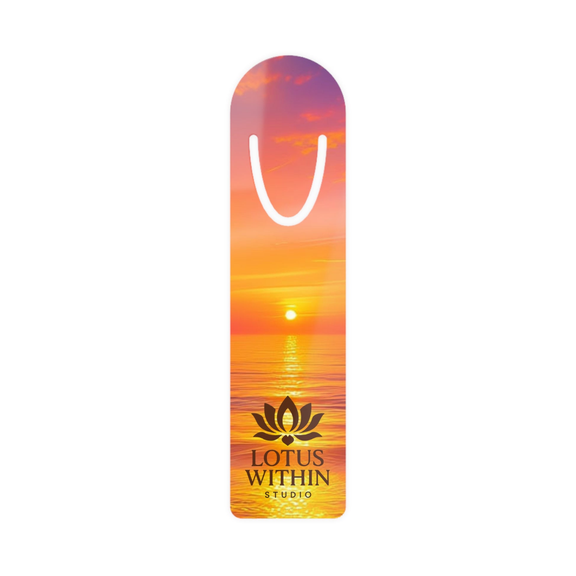 Sunset Beach Bookmark, Inspirational Reading Gifts, Lotus Within Studio, Book Lover Accessories, Meditation Gift, Relaxation Decor