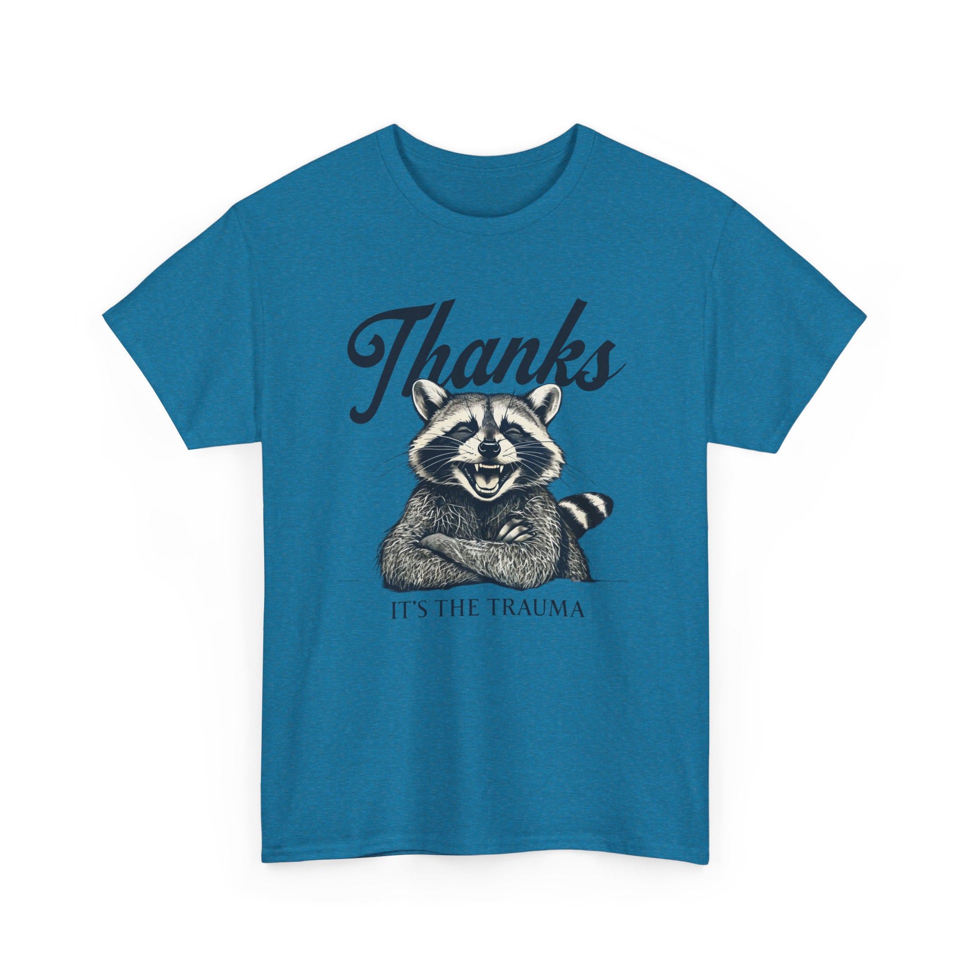 Vintage Thanks Racoon T-Shirt, Funny Tee for Animal Lovers, Gift for Raccoon Fans, Casual Wear, Unique Graphic Tee