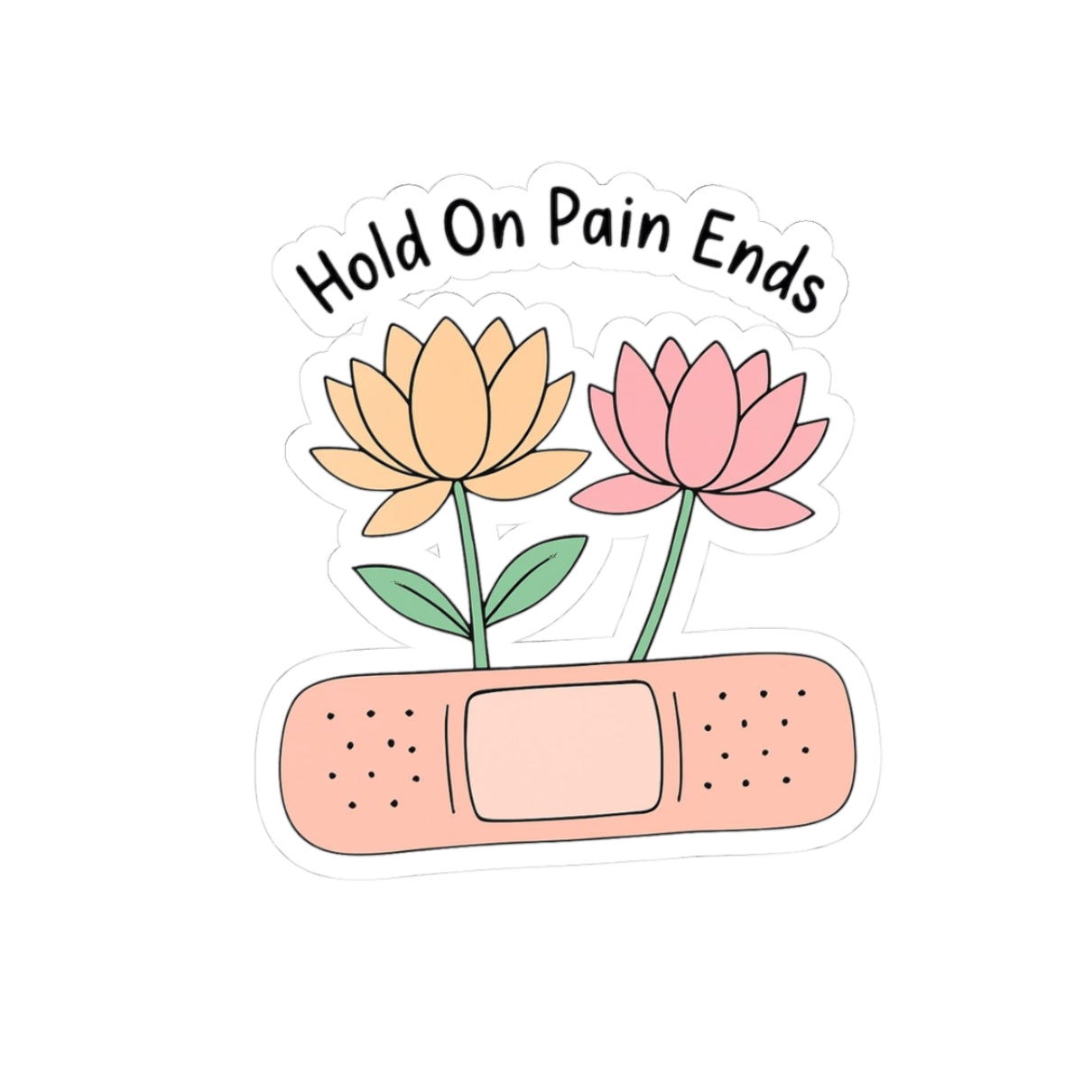 Uplifting Kiss-Cut Stickers for Motivation, Inspirational Floral Stickers for Laptops, Journals, and Scrapbooking