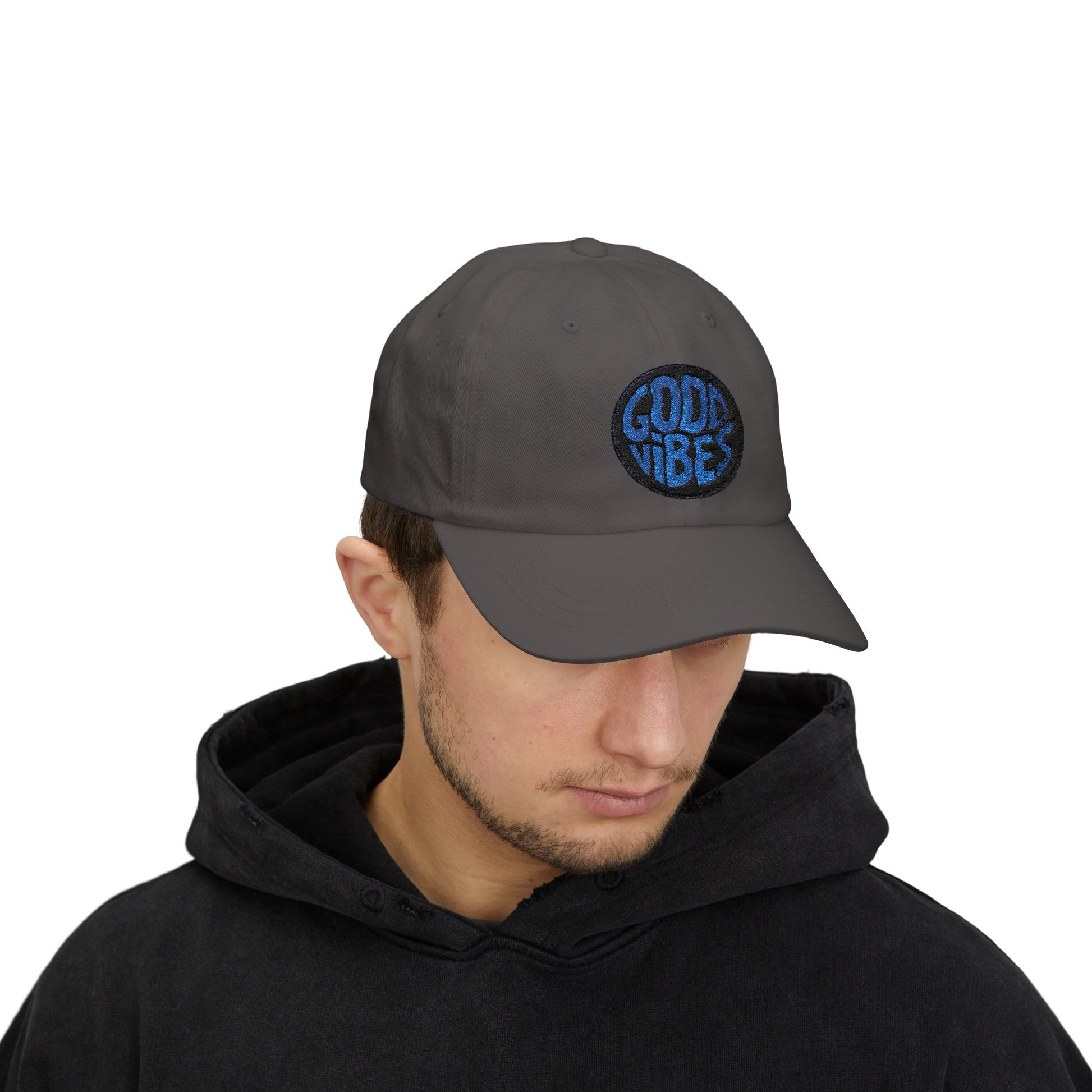 Good Vibes Classic Dad Cap | Casual Style Hat, Gift for Dad, Summer Essential, Outdoor Adventures, Trendy Accessory
