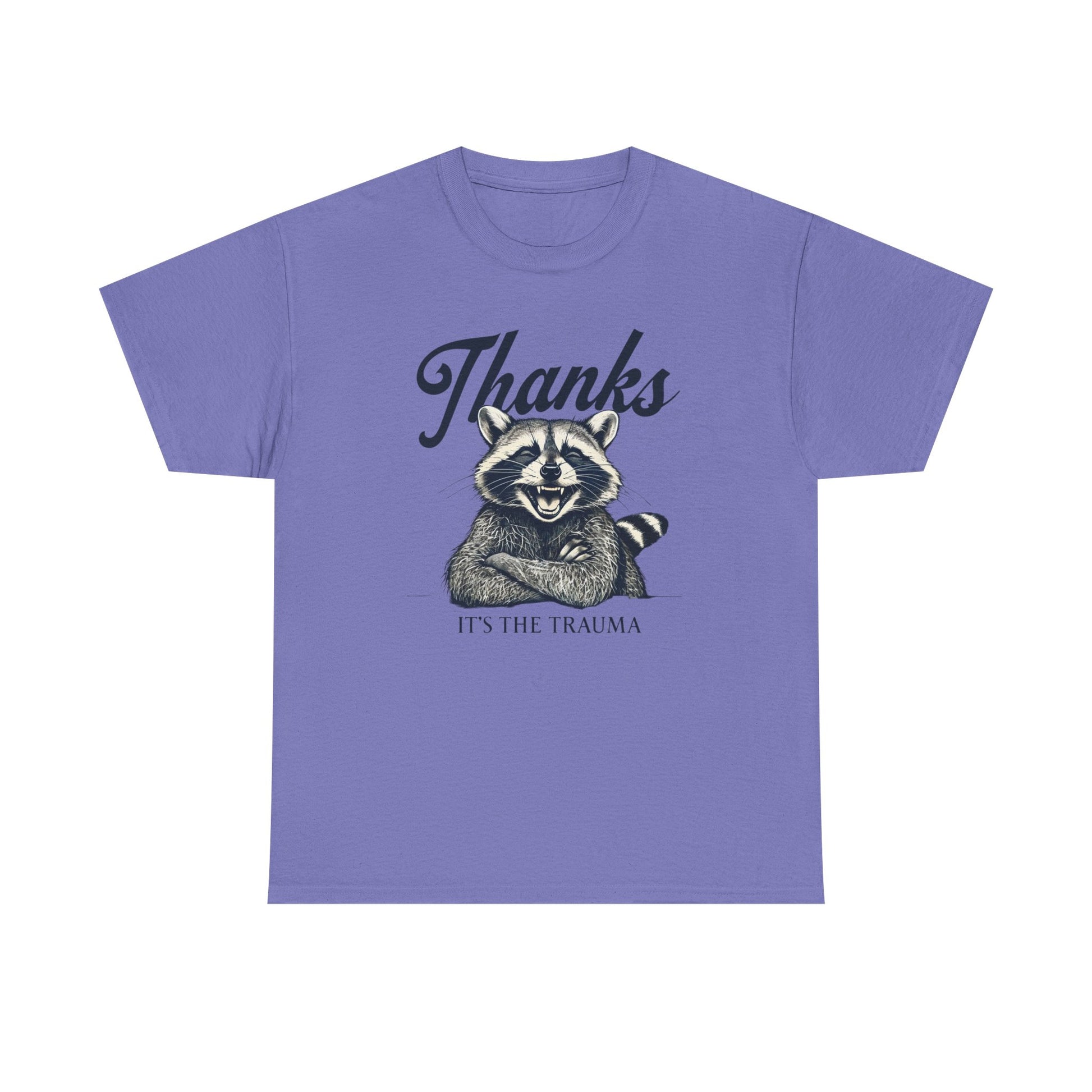 Vintage Thanks Racoon T-Shirt, Funny Tee for Animal Lovers, Gift for Raccoon Fans, Casual Wear, Unique Graphic Tee