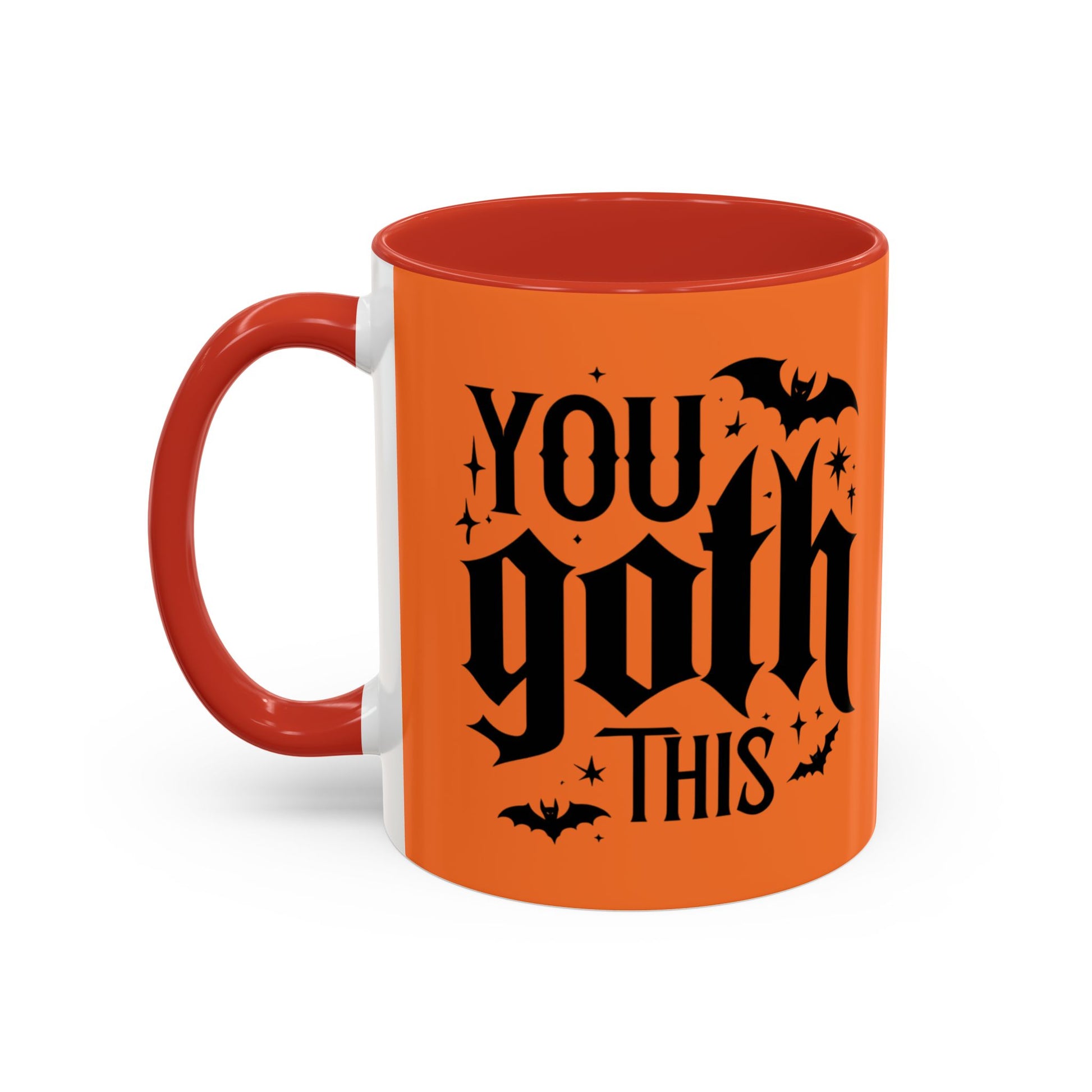 Halloween Themed Accent Coffee Mug | Spooky Drinkware for Autumn Celebrations, Perfect for Gifting, Home Decor, and Cozy Nights