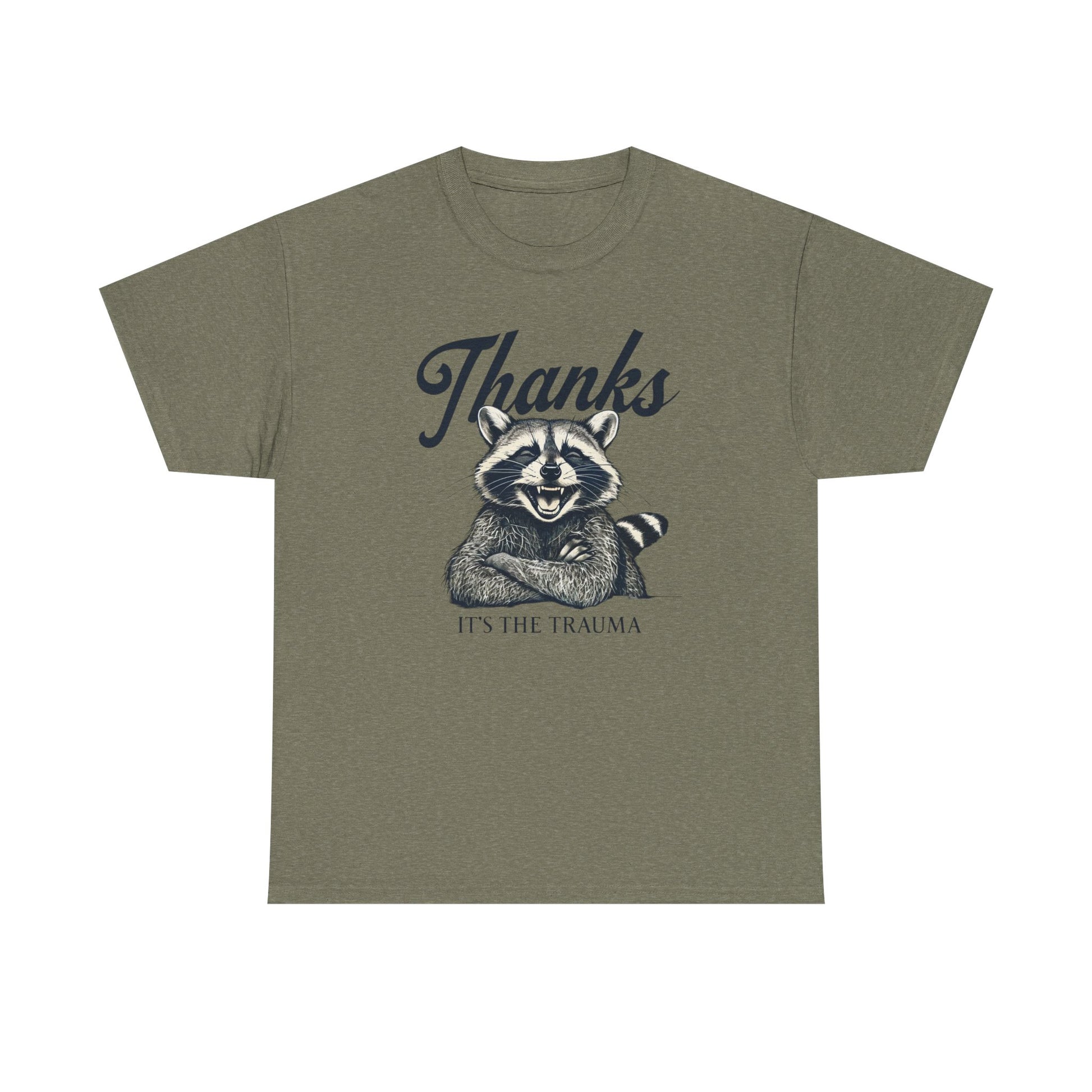 Vintage Thanks Racoon T-Shirt, Funny Tee for Animal Lovers, Gift for Raccoon Fans, Casual Wear, Unique Graphic Tee