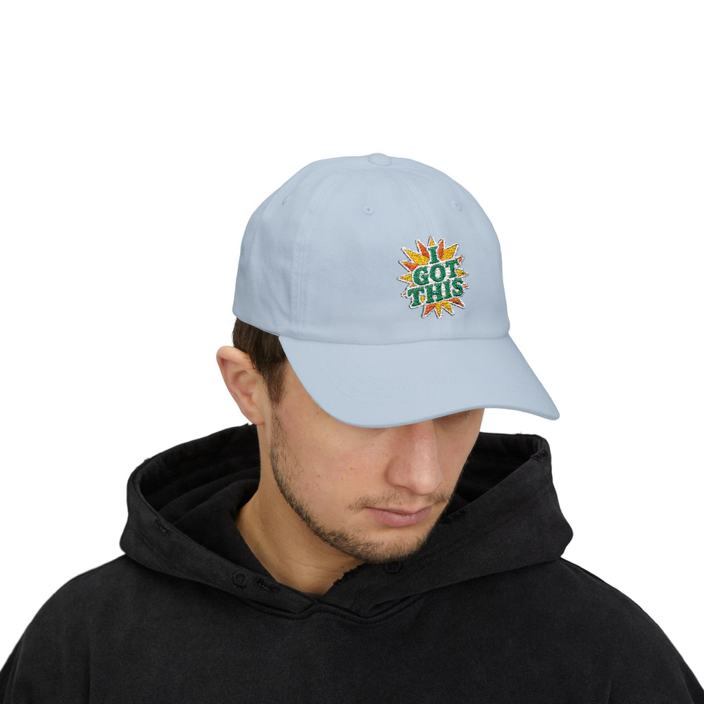 I Got This Classic Dad Cap, Motivational Hat, Gift for Dad, Casual Headwear, Summer Style, Fun Fashion Accessory