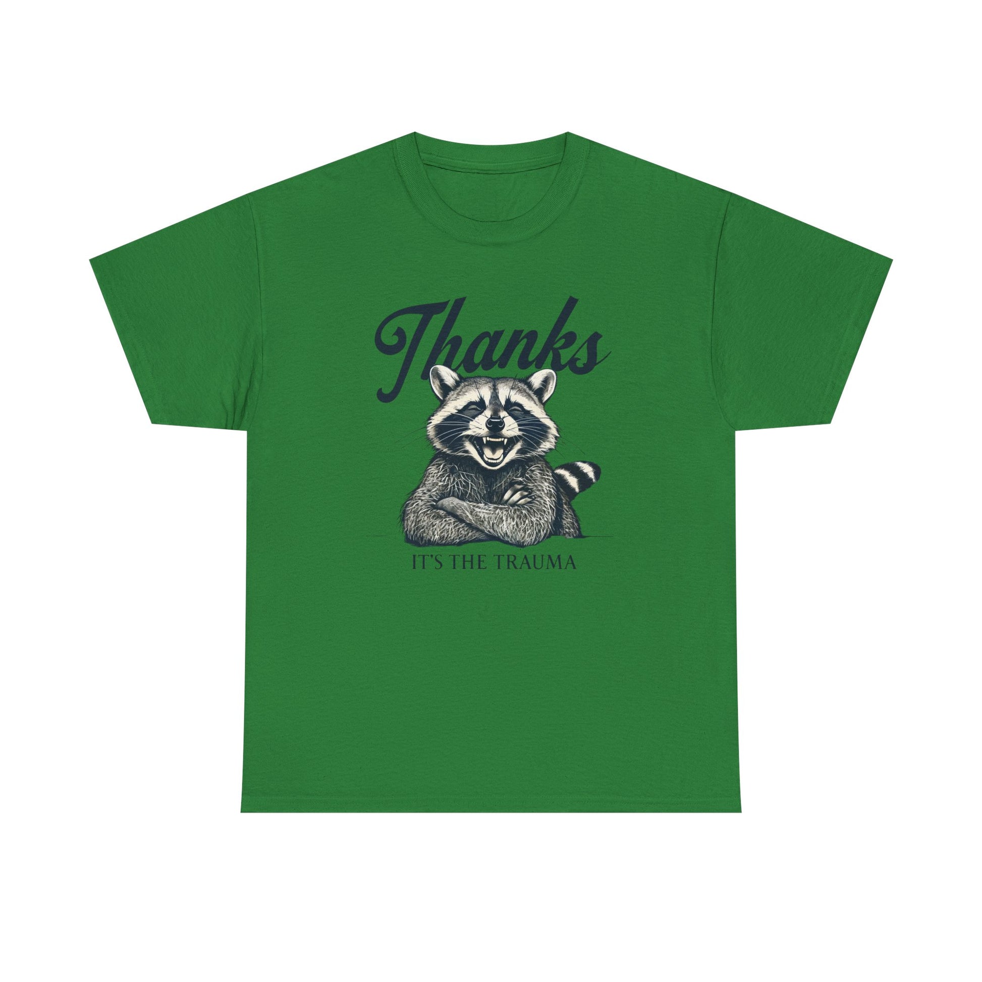 Vintage Thanks Racoon T-Shirt, Funny Tee for Animal Lovers, Gift for Raccoon Fans, Casual Wear, Unique Graphic Tee