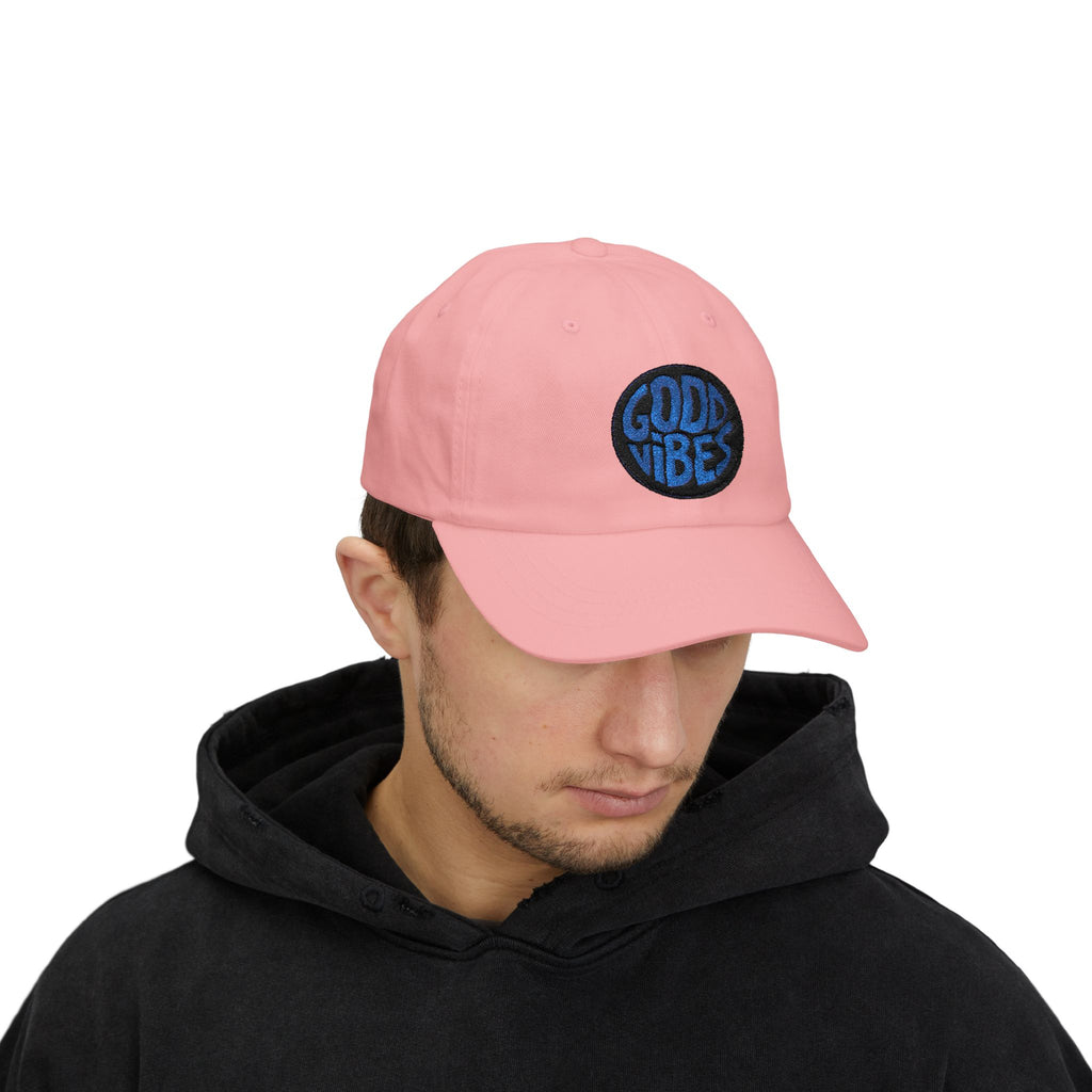 Good Vibes Classic Dad Cap | Casual Style Hat, Gift for Dad, Summer Essential, Outdoor Adventures, Trendy Accessory