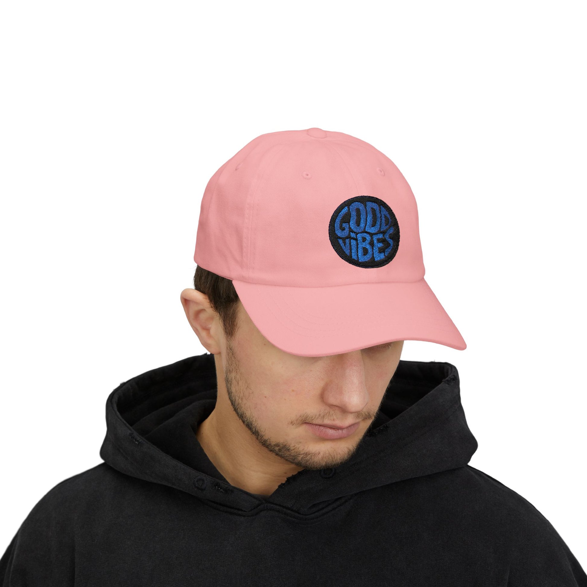 Good Vibes Classic Dad Cap | Casual Style Hat, Gift for Dad, Summer Essential, Outdoor Adventures, Trendy Accessory