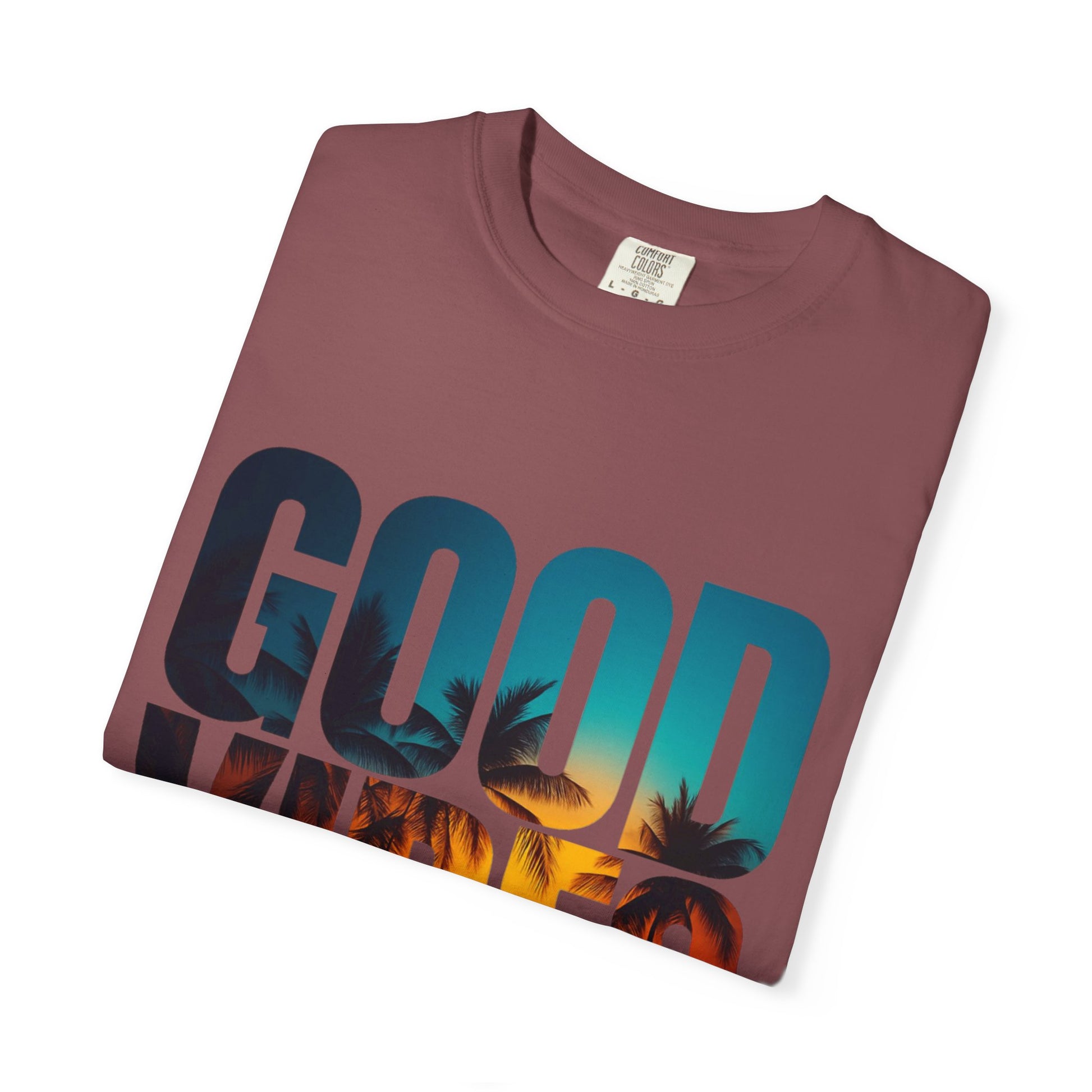Good Vibes Unisex Garment-Dyed T-Shirt - Comfortable Casual Wear, Summer Vibes Tee, Chill Day Fashion, Gift for Friends, Laid-Back Style